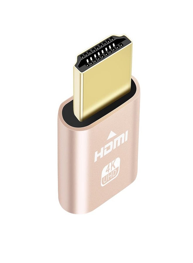 دي تك محول DTECH 4K HDMI Dummy Plug Display Emulator Headless Ghost Adapter متوافق مع أنظمة التشغيل Windows و Mac OSX و Linux، يدعم دقة 4kx2k و 2160P و 1080p لأجهزة الكمبيوتر المكتبية (fit-Headless، عبوة واحدة) - Image 4